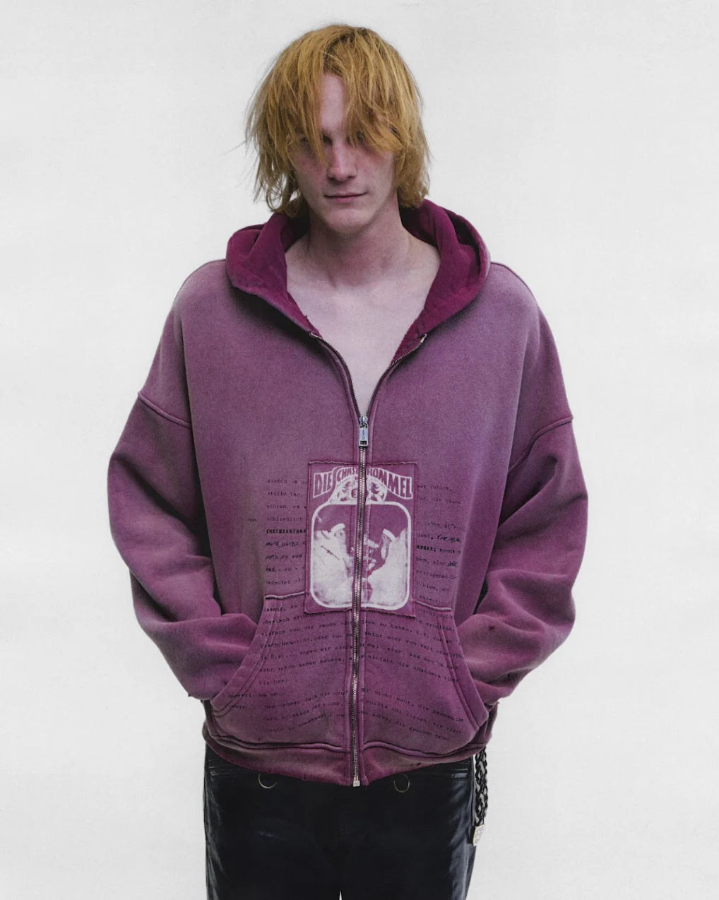 ROCK / PAPER / SCISSORS II ASSEMBLAGE ZIP HOODIE