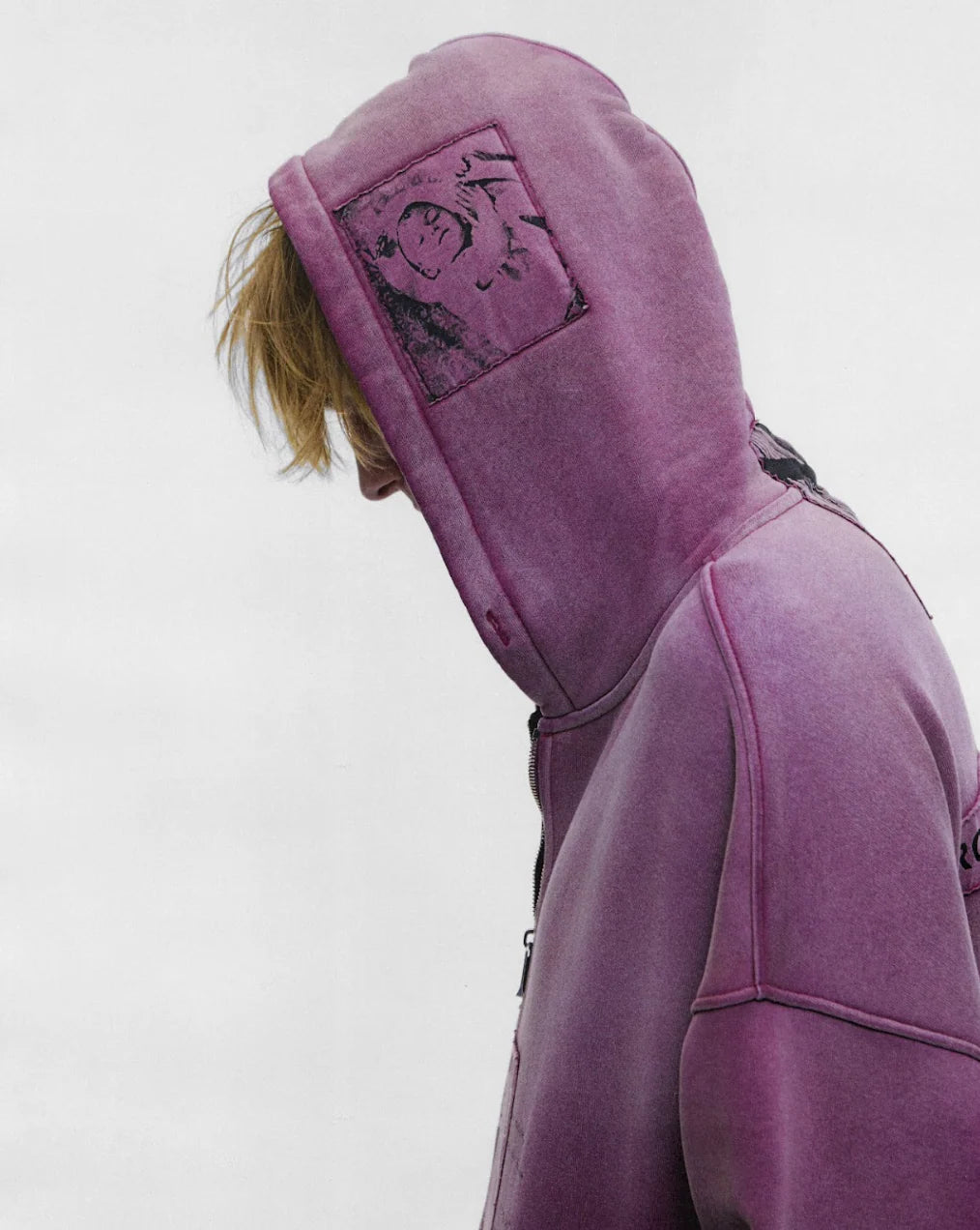 ROCK / PAPER / SCISSORS II ASSEMBLAGE ZIP HOODIE