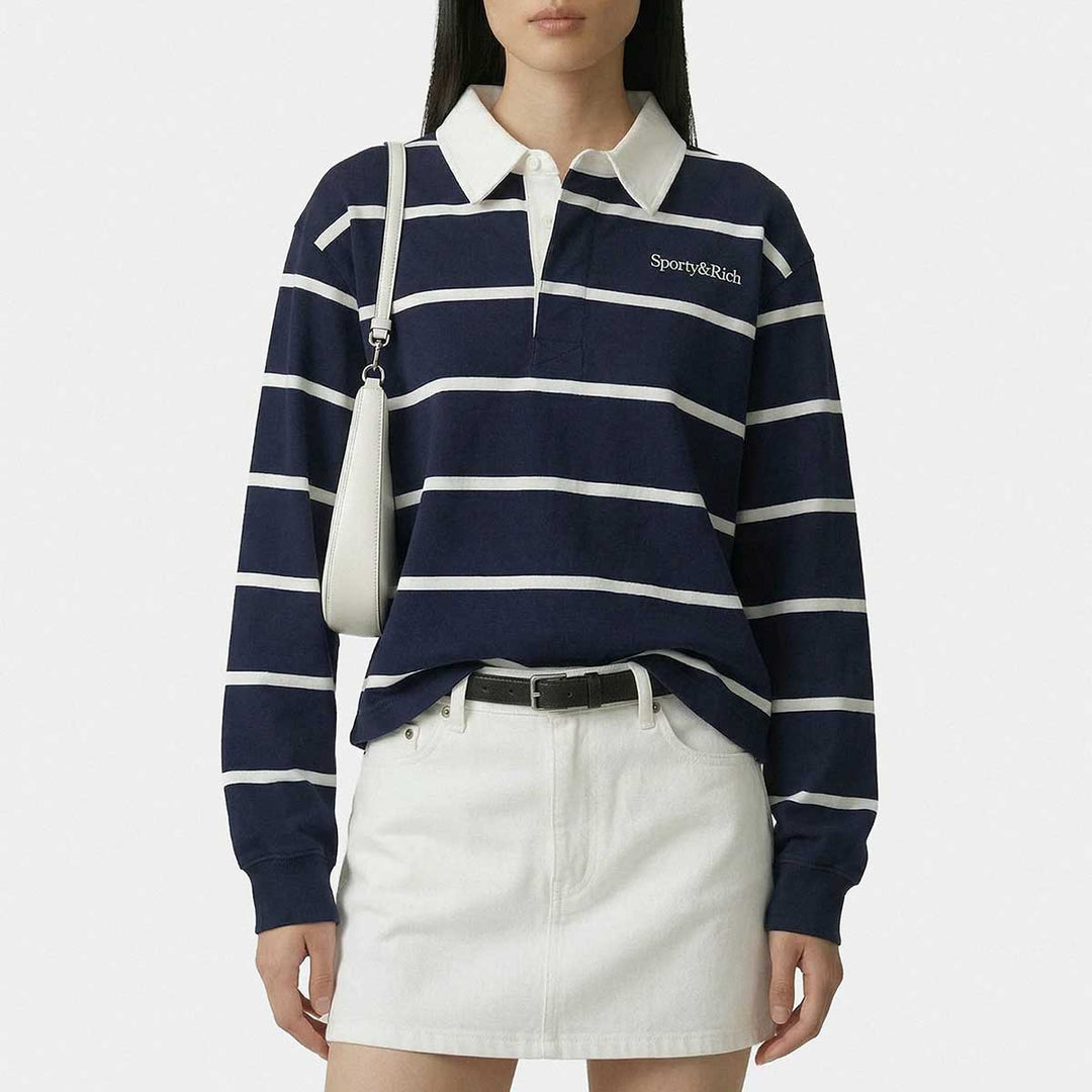 Serif Logo Rugby Polo