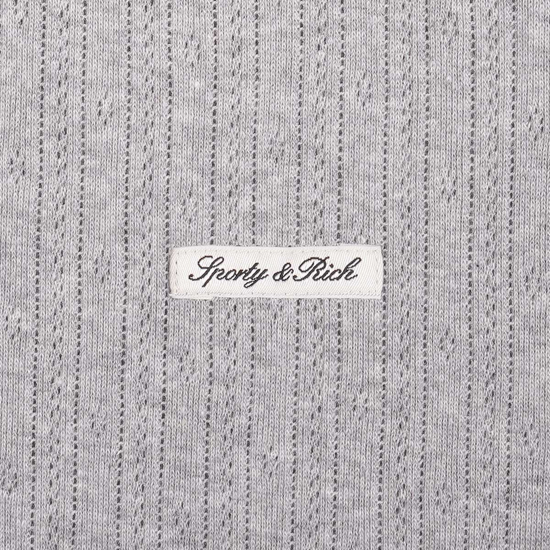 Signature Logo Pointelle Cardigan