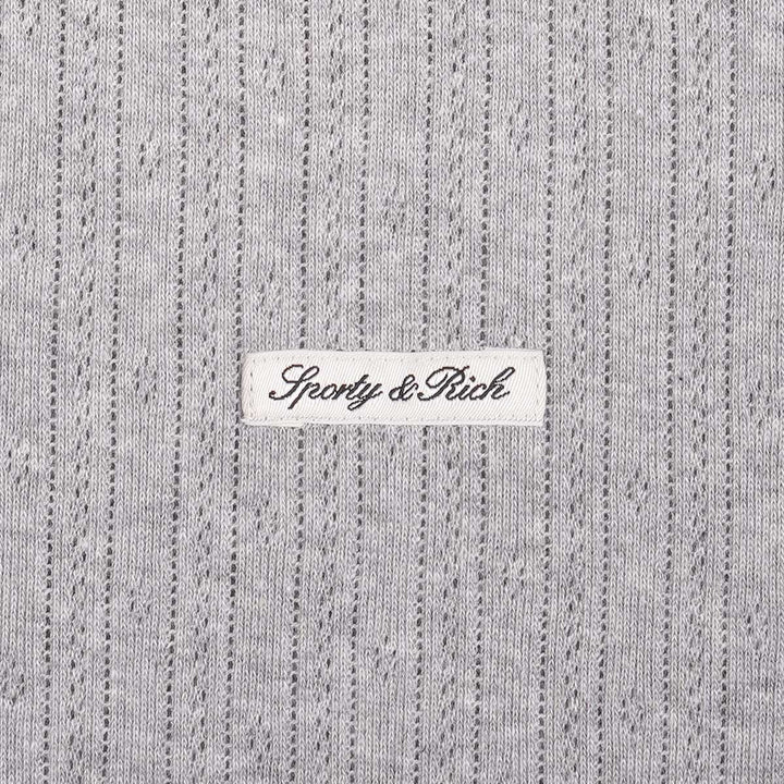 Signature Logo Pointelle Cardigan