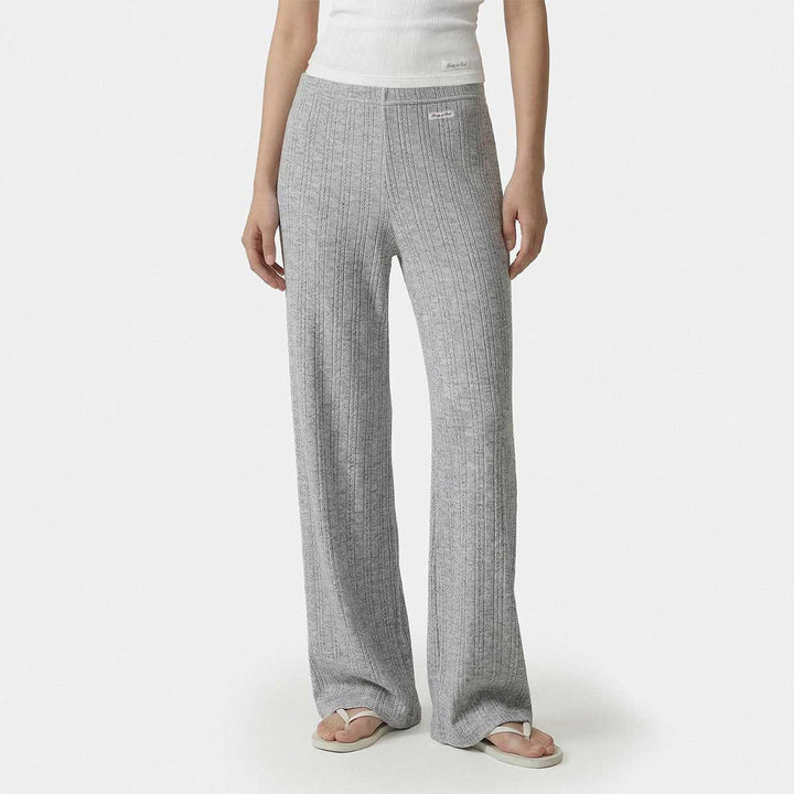 Signature Logo Pointelle Trousers