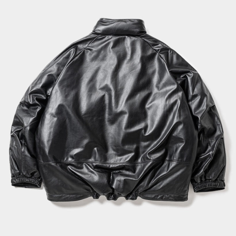 TIGHTBOOTH - SHORT LEATHER MONSTER PARKA