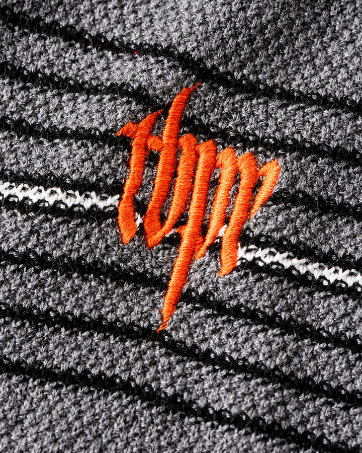 TIGHTBOOTH - BOARDER KNIT POLO SHIRT