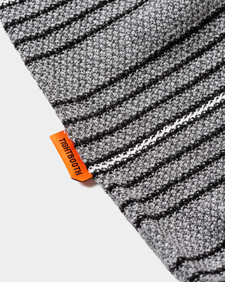TIGHTBOOTH - BOARDER KNIT POLO SHIRT