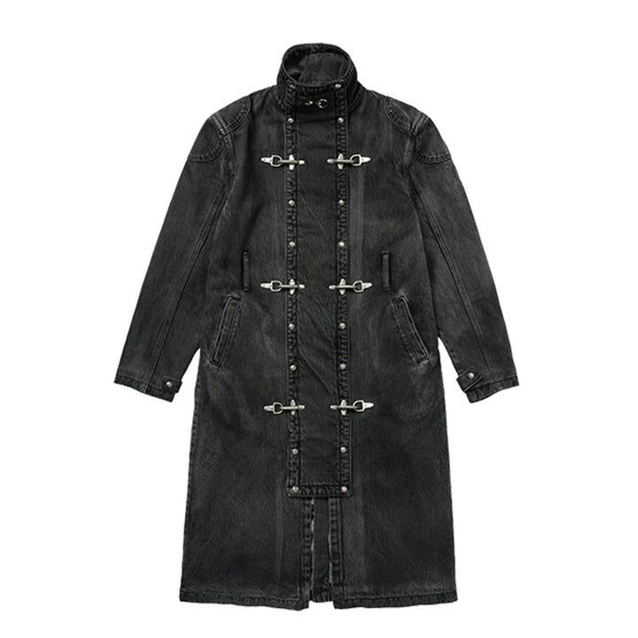 BIO SOLDIER DENIM TRENCH COAT