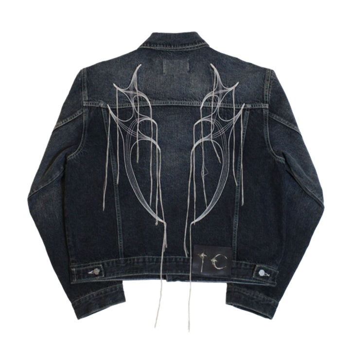 THUG CLUB - Tribal Tree Denim Jacket