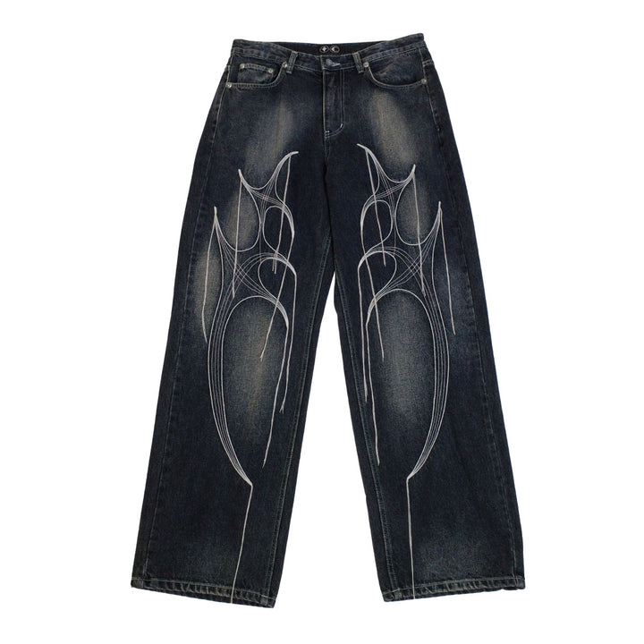 THUG CLUB - Tribal Tree Denim Pants