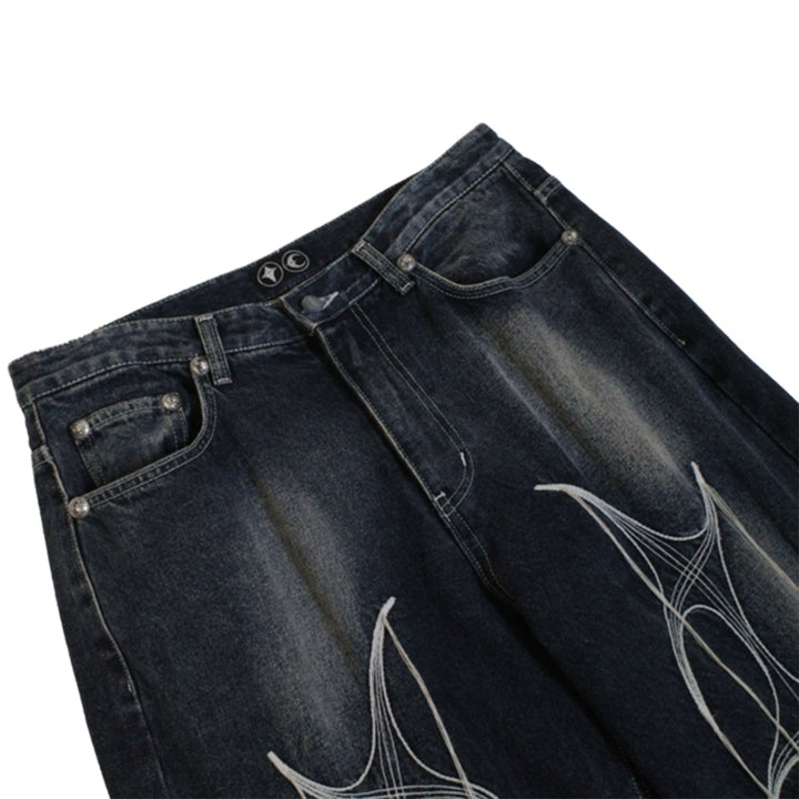 THUG CLUB - Tribal Tree Denim Pants