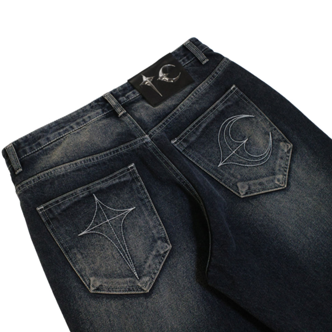 THUG CLUB - Tribal Tree Denim Pants