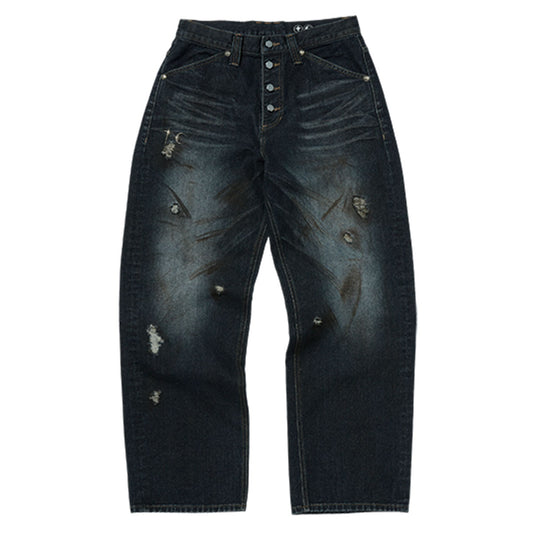 THUG CLUB - Burn Down Denim Pants