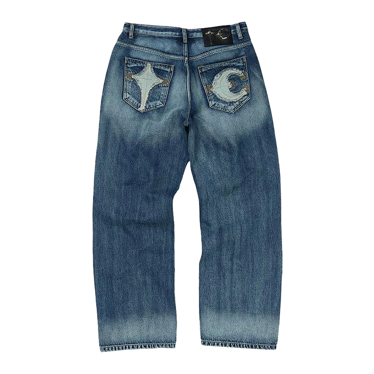 THUG CLUB (サグ クラブ) | TC Bone Leather Denim Pants デニムパンツ