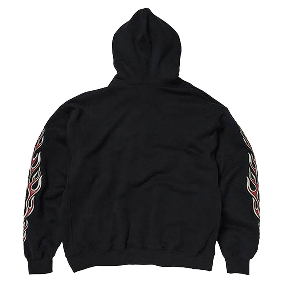 THUG CLUB - Leather Flame Hoodie