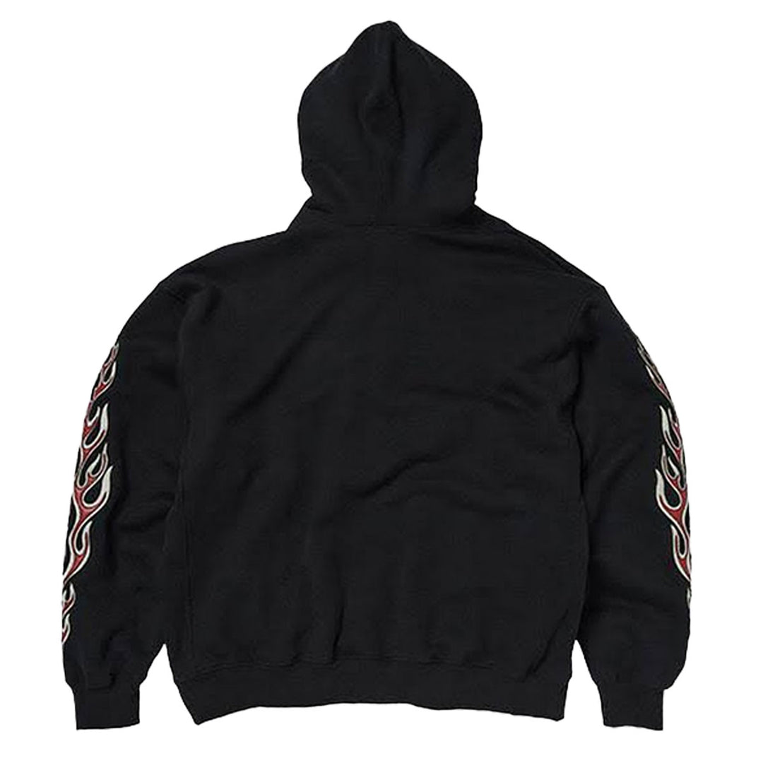 THUG CLUB - Leather Flame Hoodie