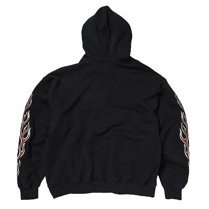 THUG CLUB - Leather Flame Hoodie