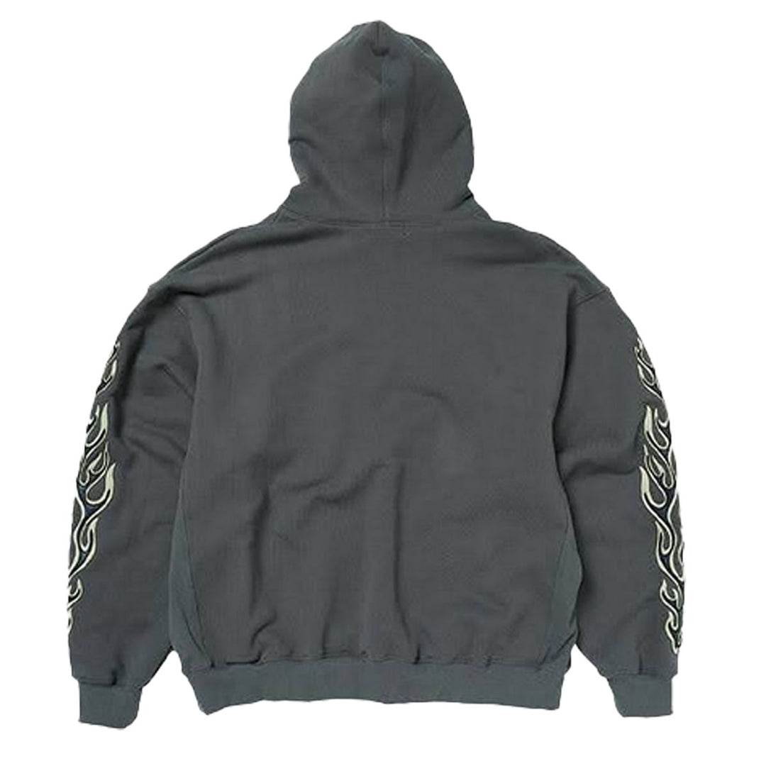 THUG CLUB - Leather Flame Hoodie