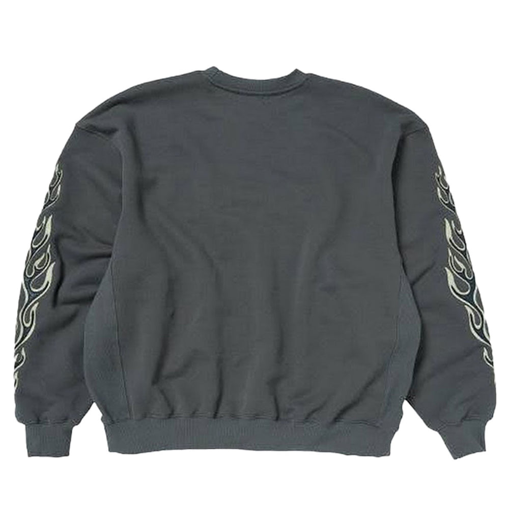 THUG CLUB - Leather Flame Sweatshirt