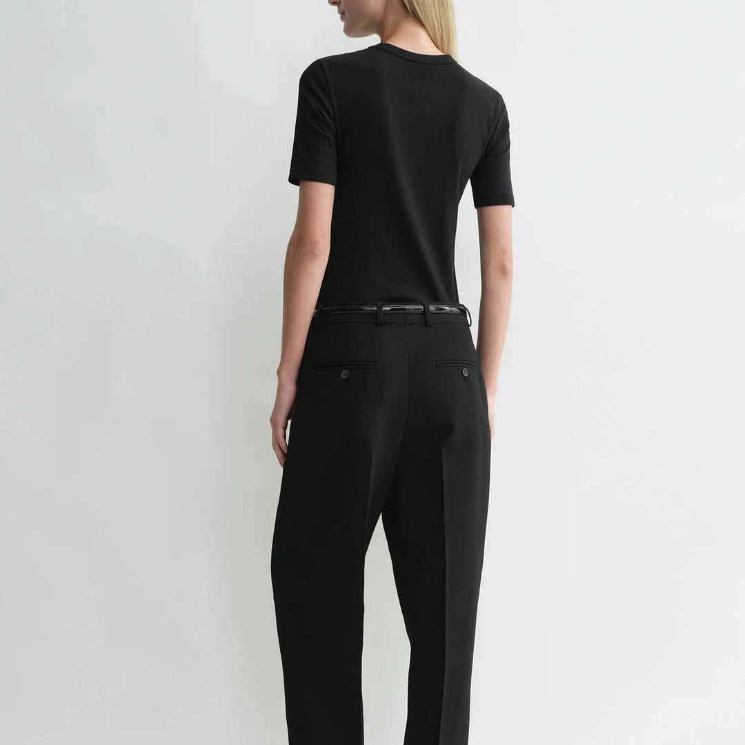 Classic Rib Tee Black