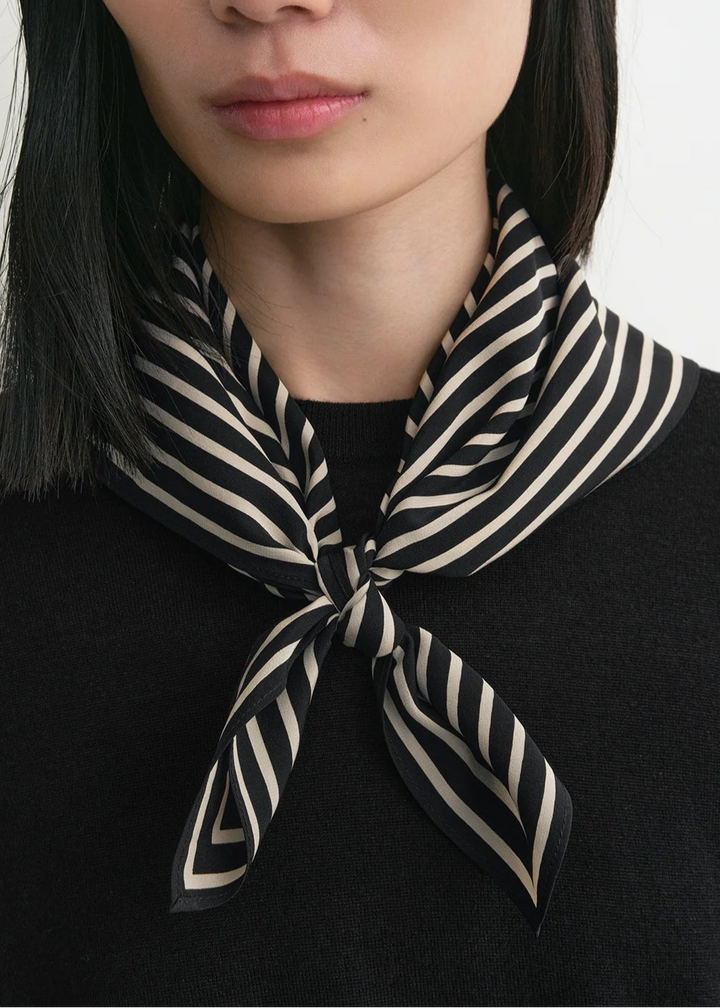 TOTEME - Signature monogram silk scarf