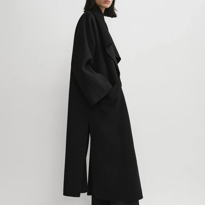 Signature Wool Cashmere Coat Black