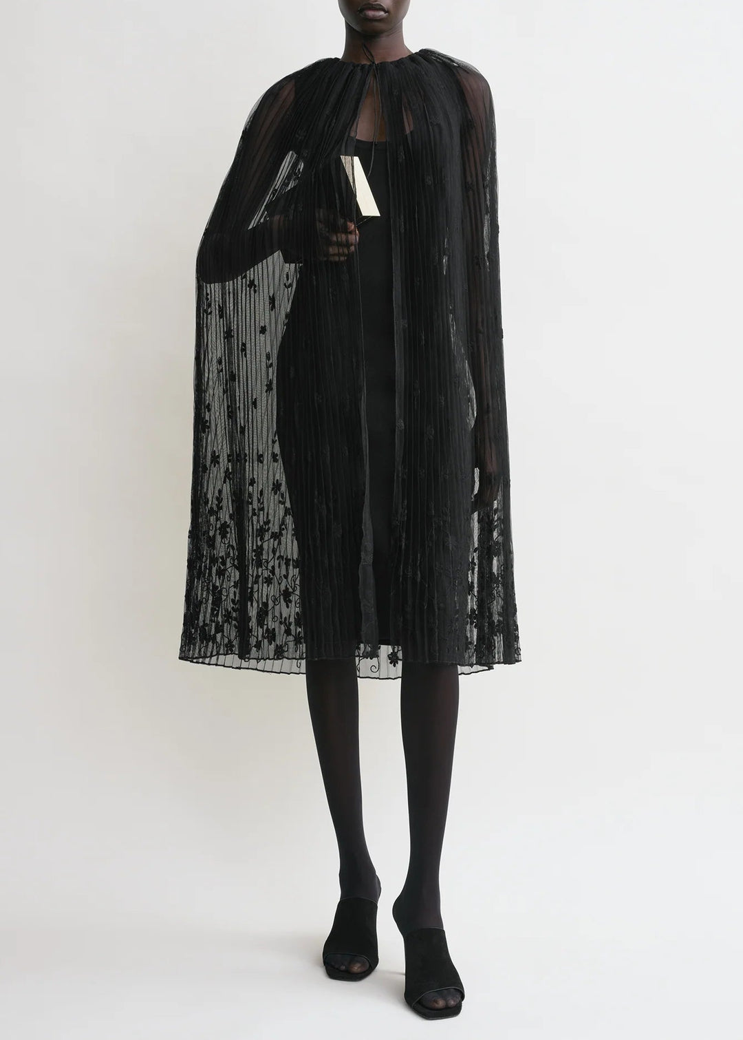 TOTEME - Floral tulle cape
