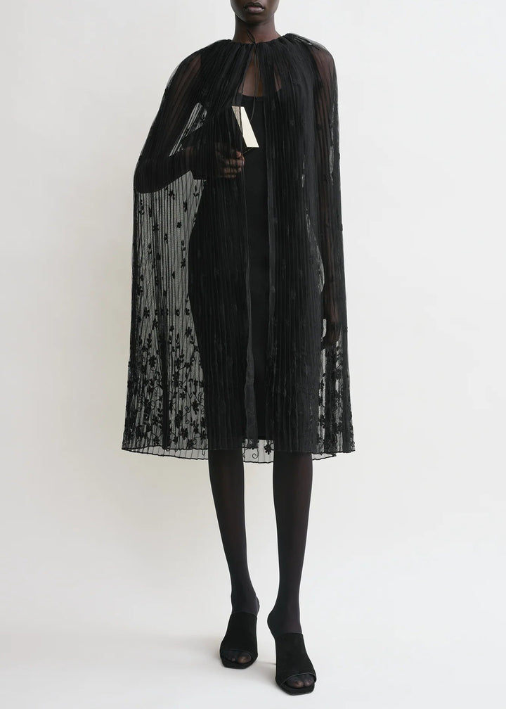 TOTEME - Floral tulle cape