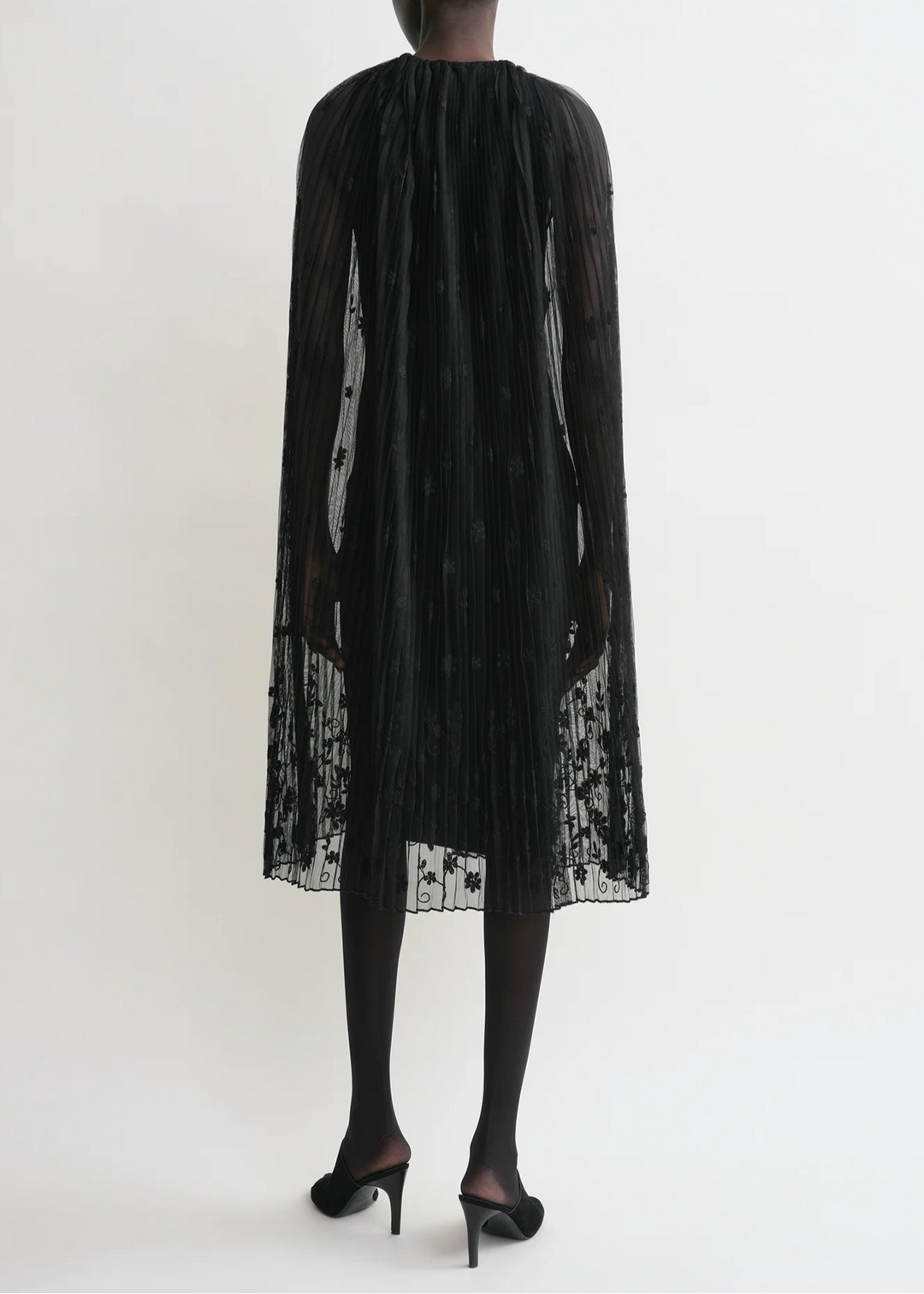 TOTEME - Floral tulle cape