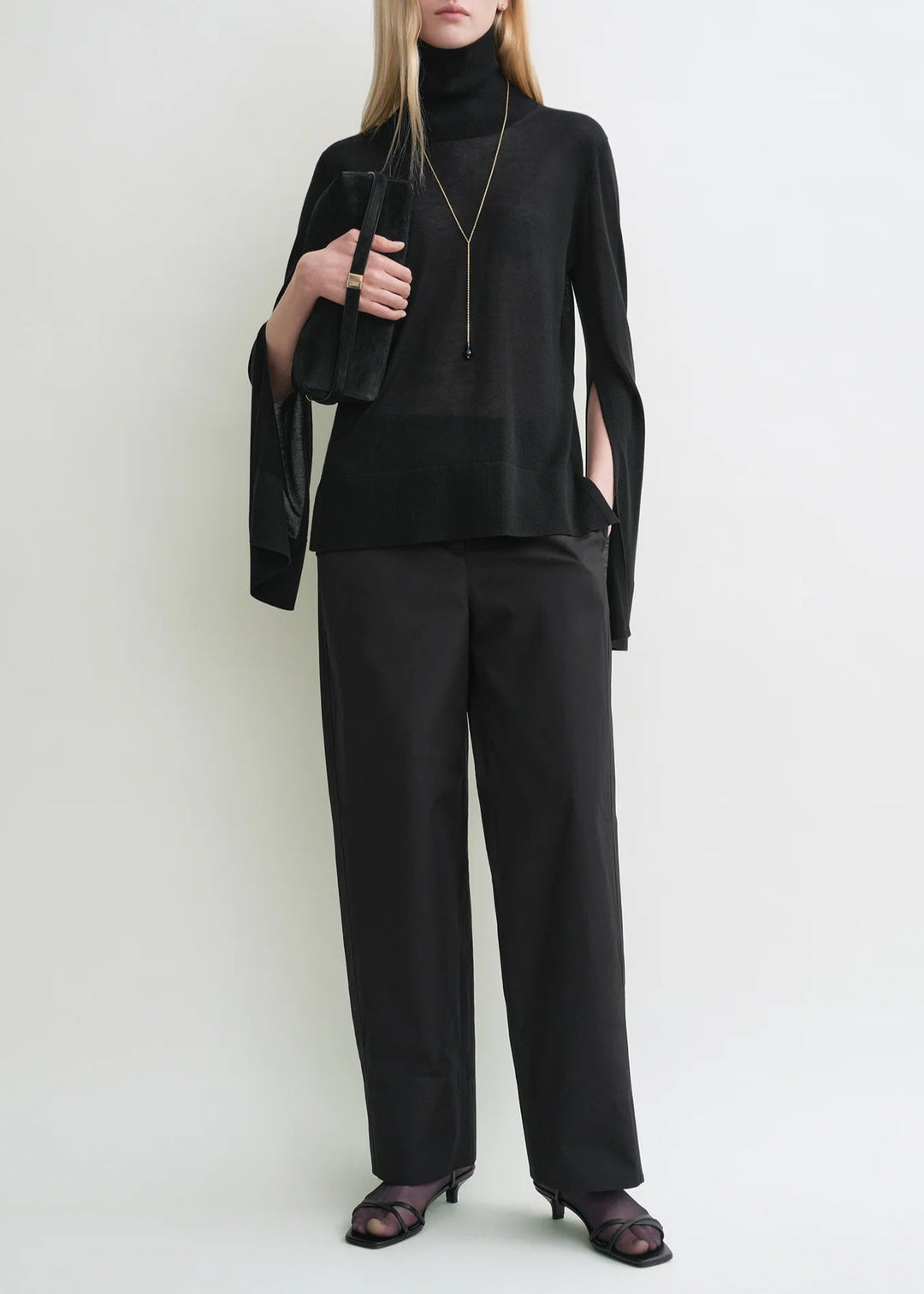 TOTEME - Slit sleeve turtleneck