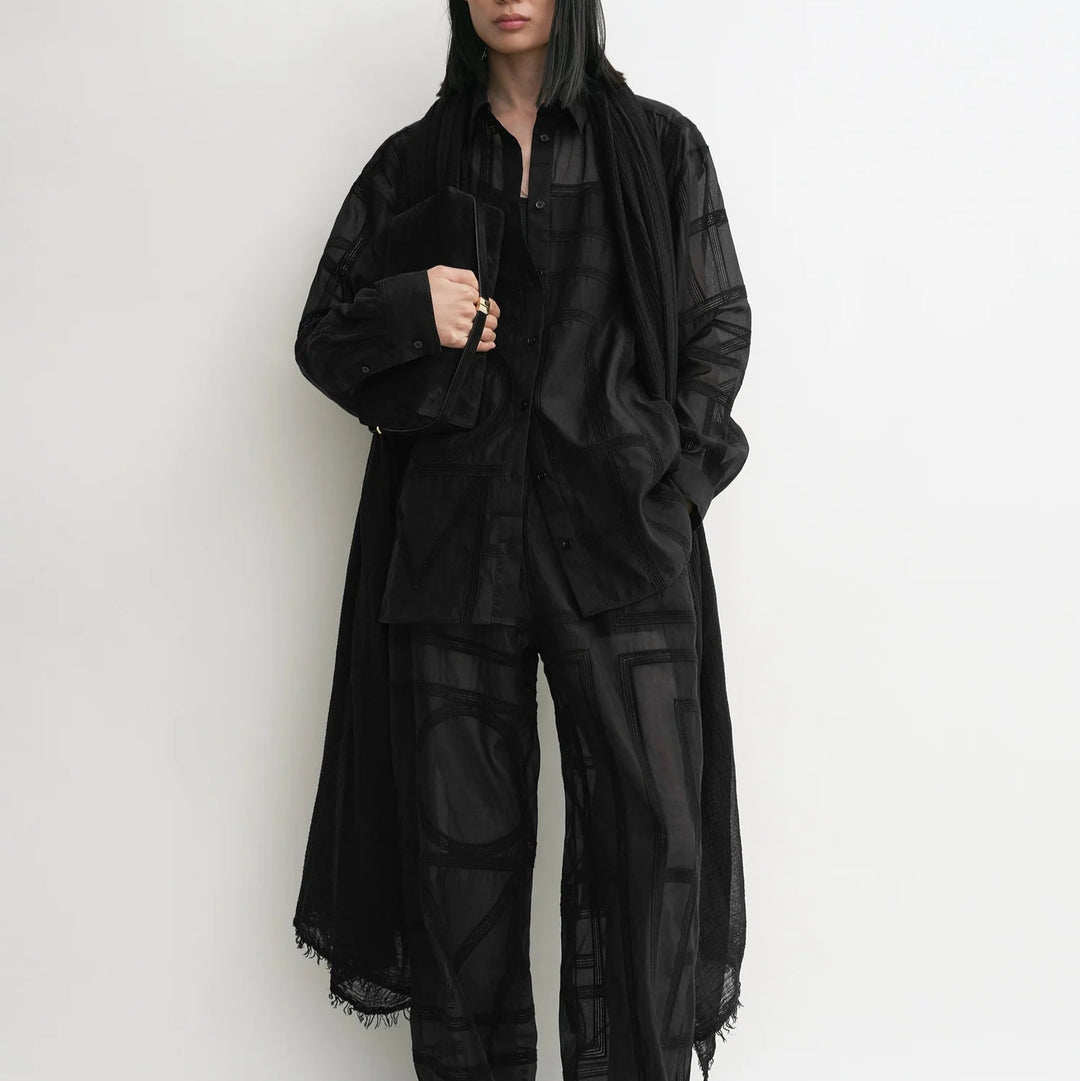 TOTEME - Classic crochet shirt