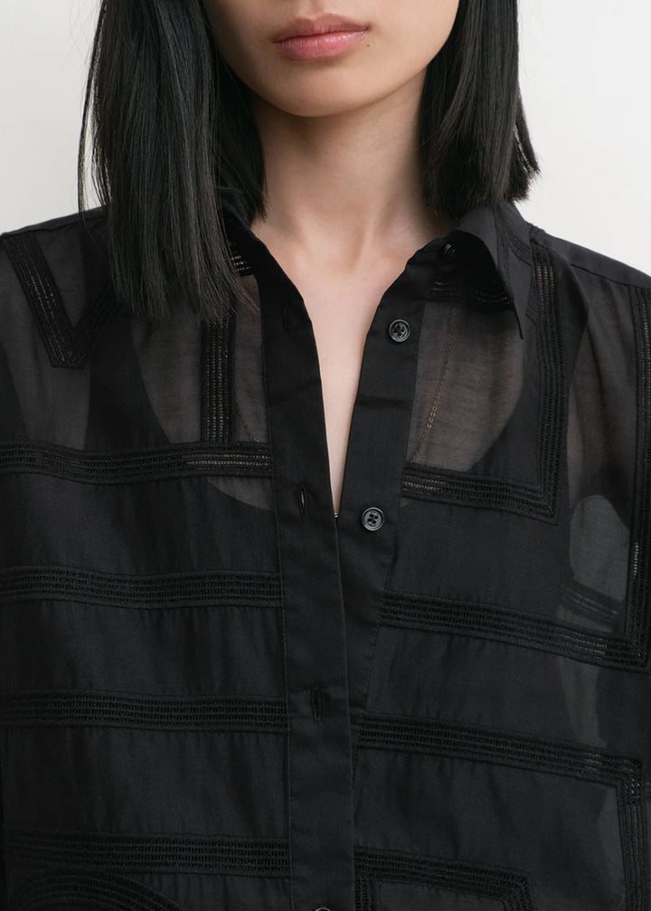 TOTEME - Classic crochet shirt