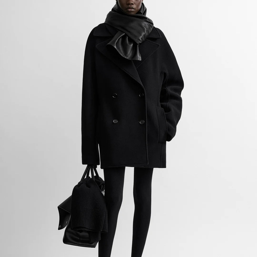 Rounded peacoat