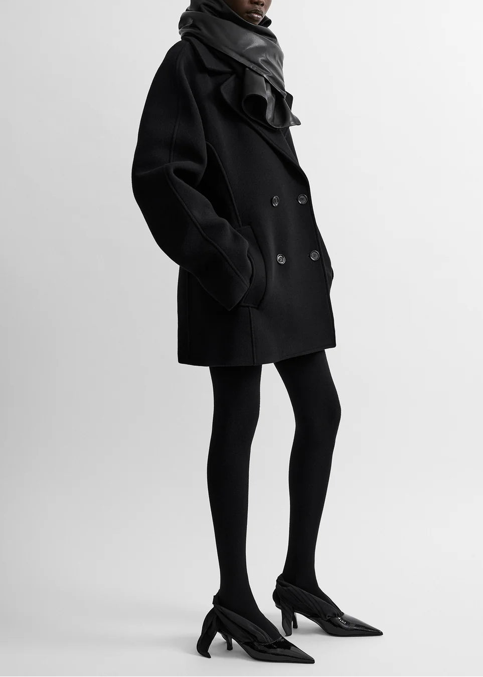 Rounded peacoat