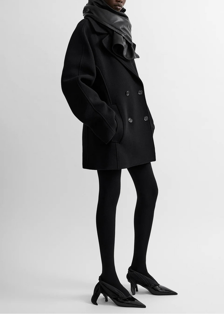Rounded peacoat