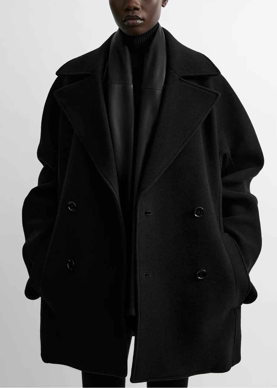 Rounded peacoat