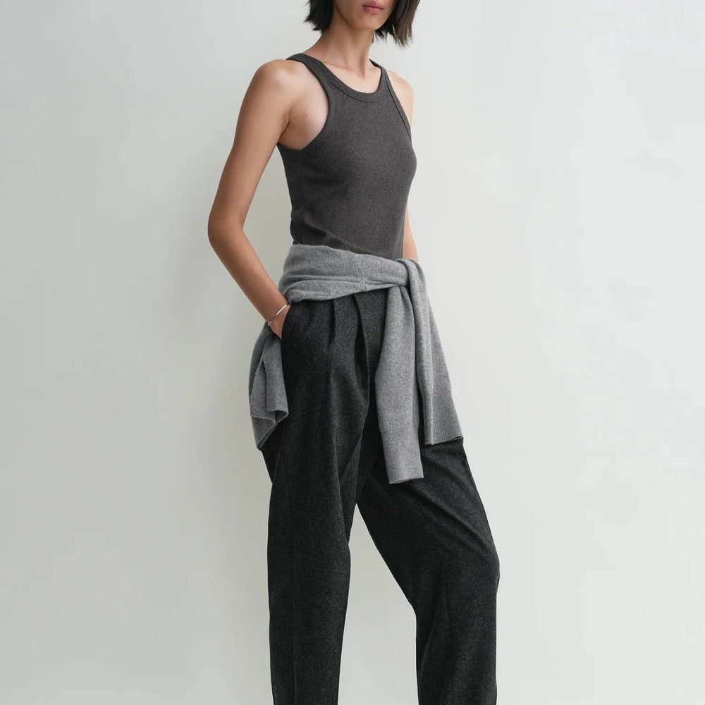 TOTEME - Curved rib tank
