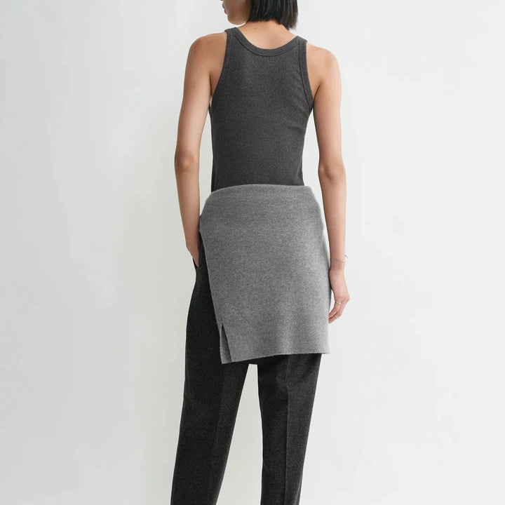 TOTEME - Curved rib tank