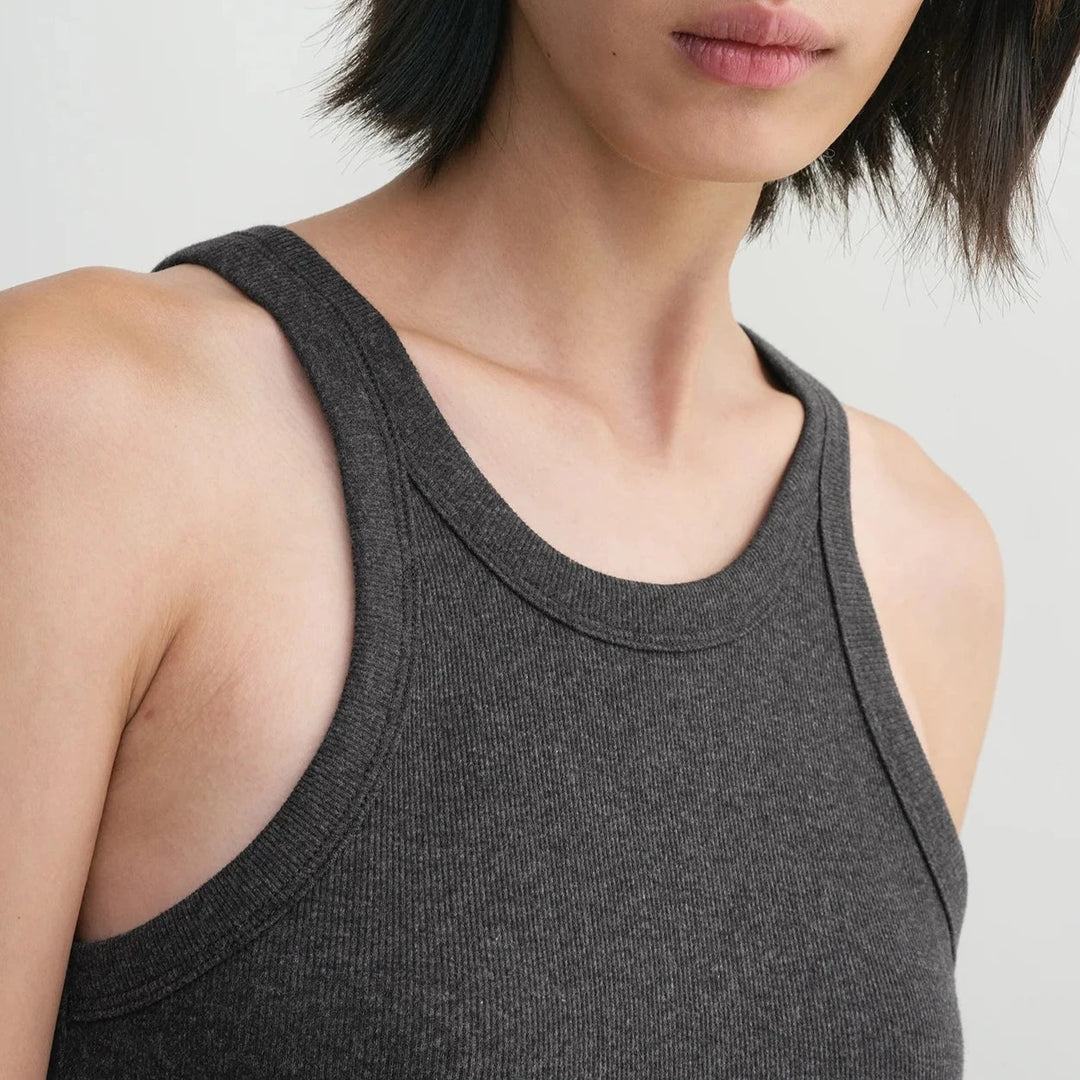 TOTEME - Curved rib tank