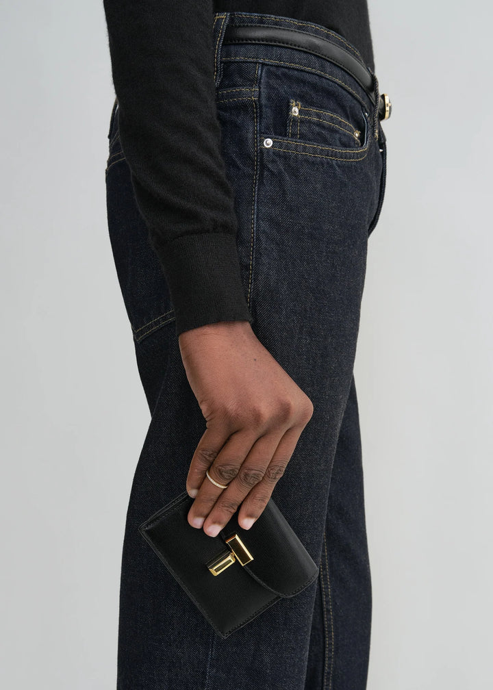 TOTEME - T-Lock leather cardholder