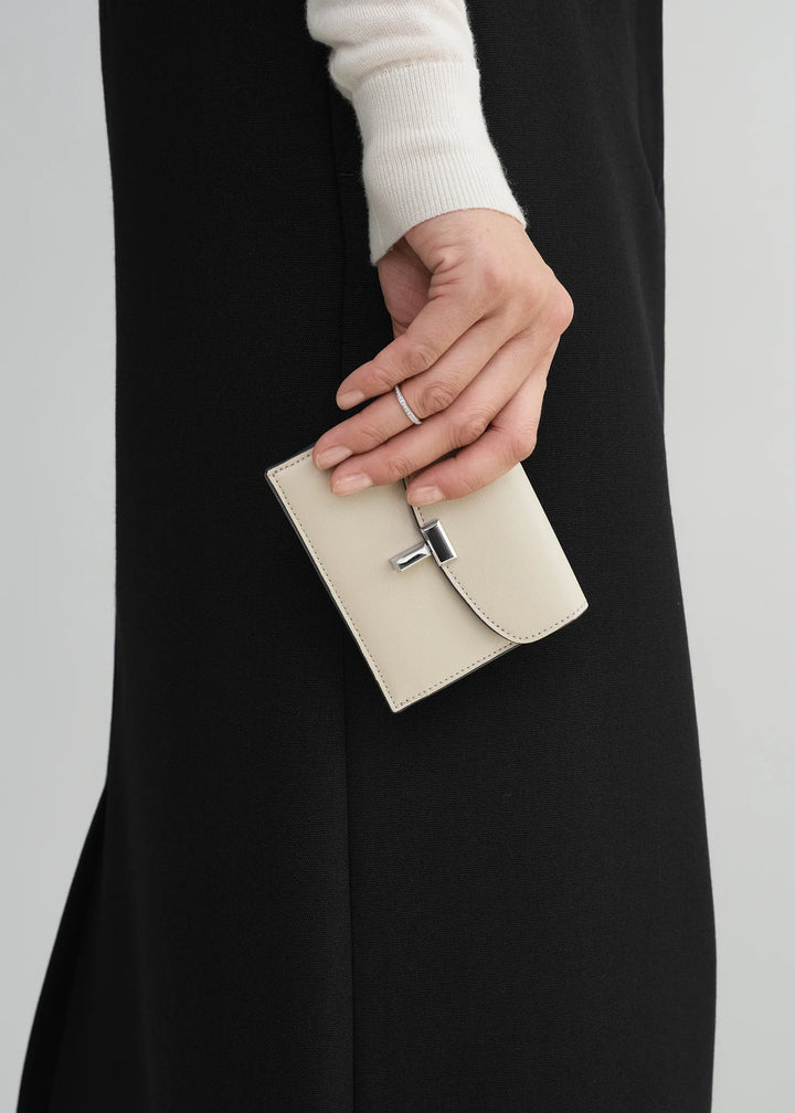 TOTEME - T-Lock leather cardholder