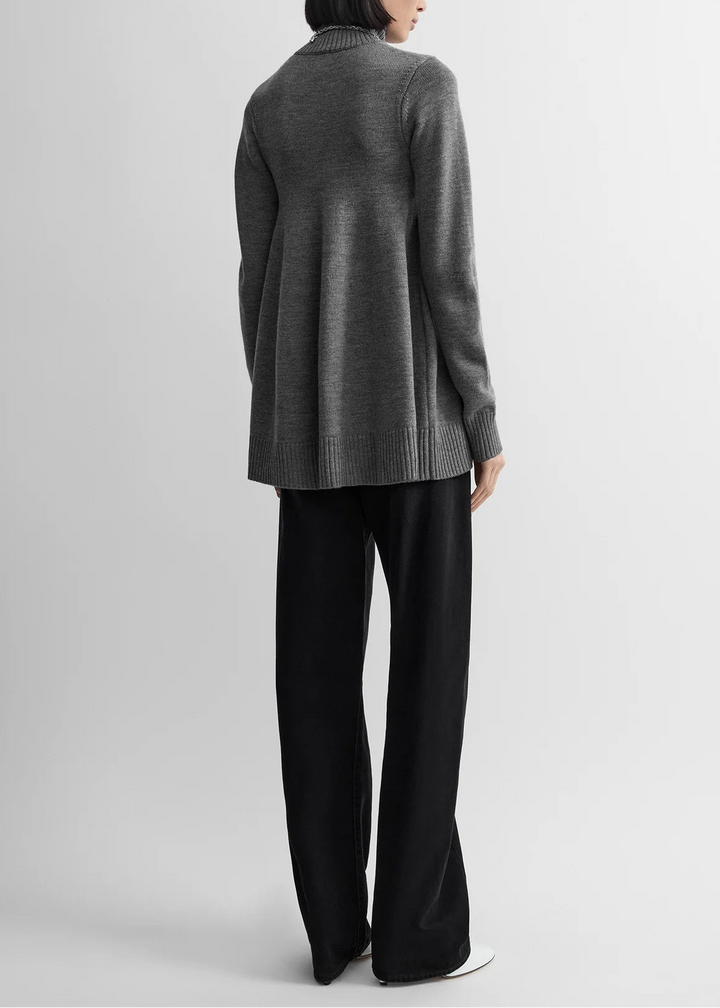 Wool turtleneck top