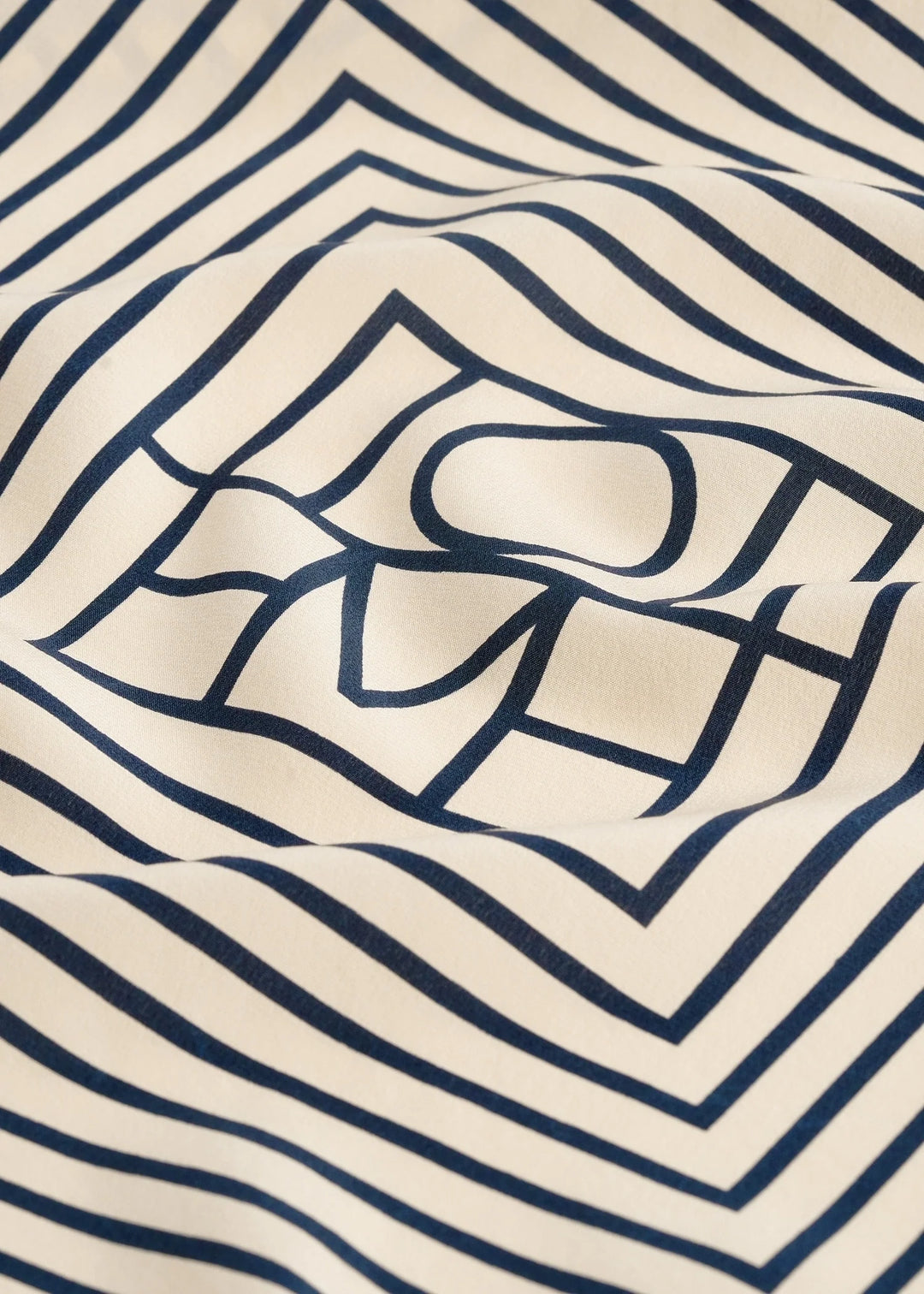 TOTEME - Signature monogram silk scarf