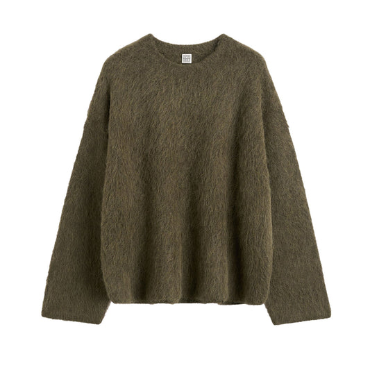 Boxy alpaca knit pepper