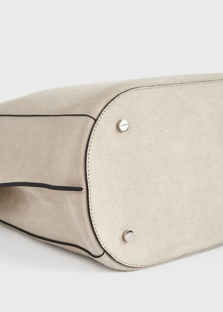 TOTEME - Belted suede bucket bag