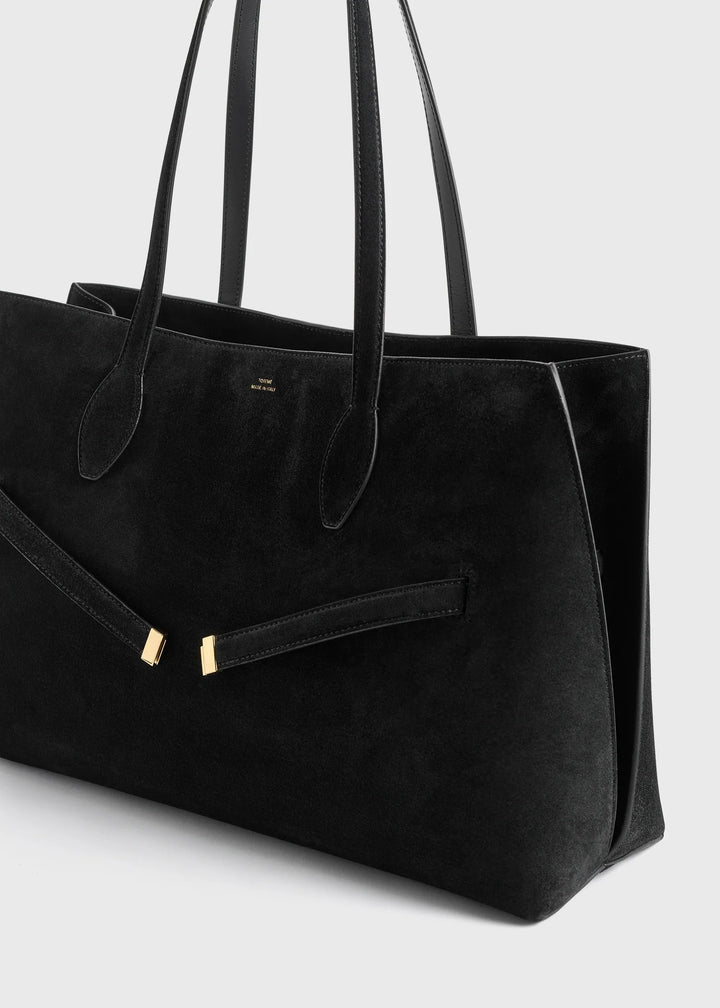 TOTEME - Suede lounge tote black