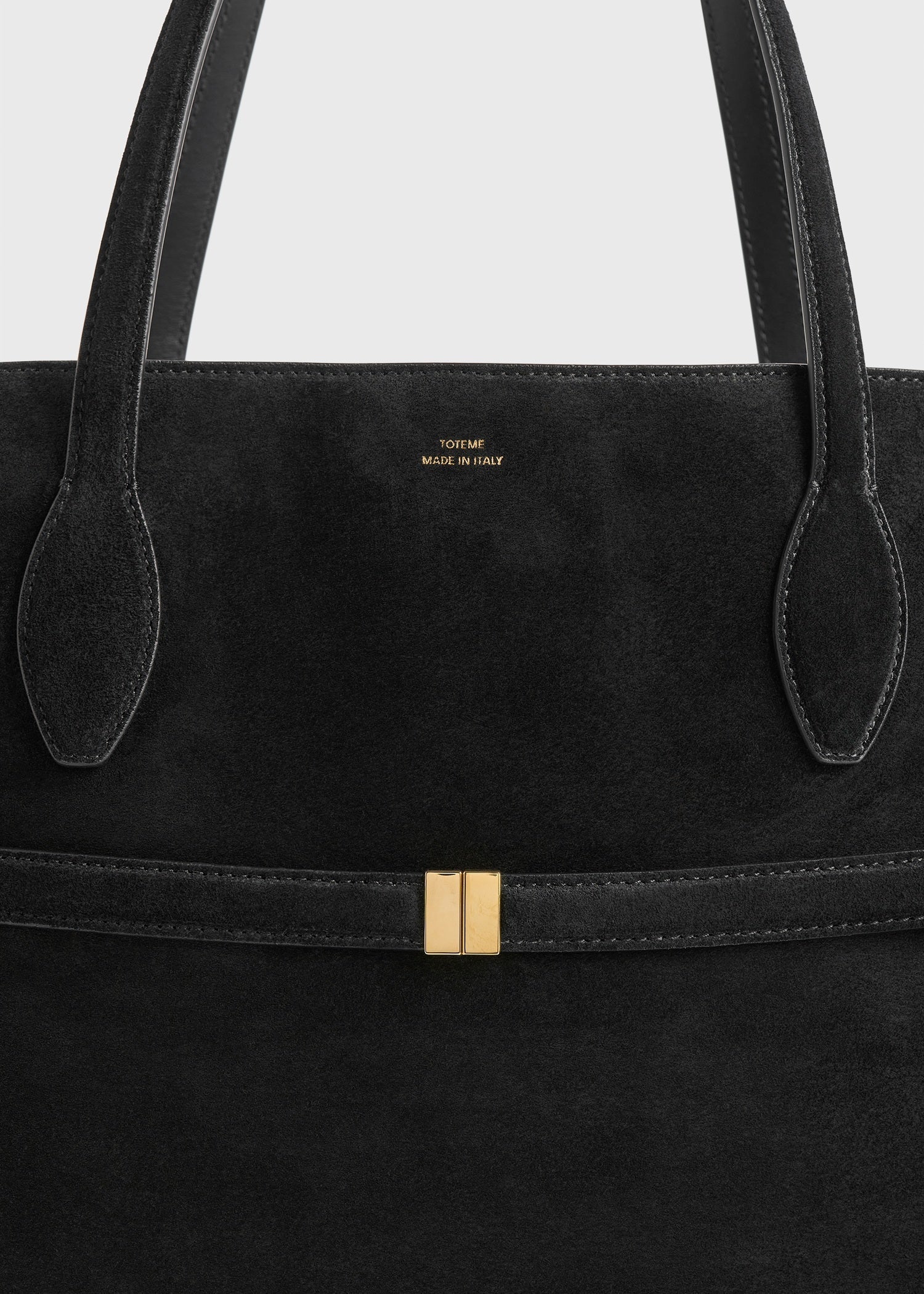 Suede lounge tote black | Why are you here?