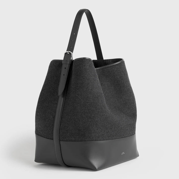 Belted double tote