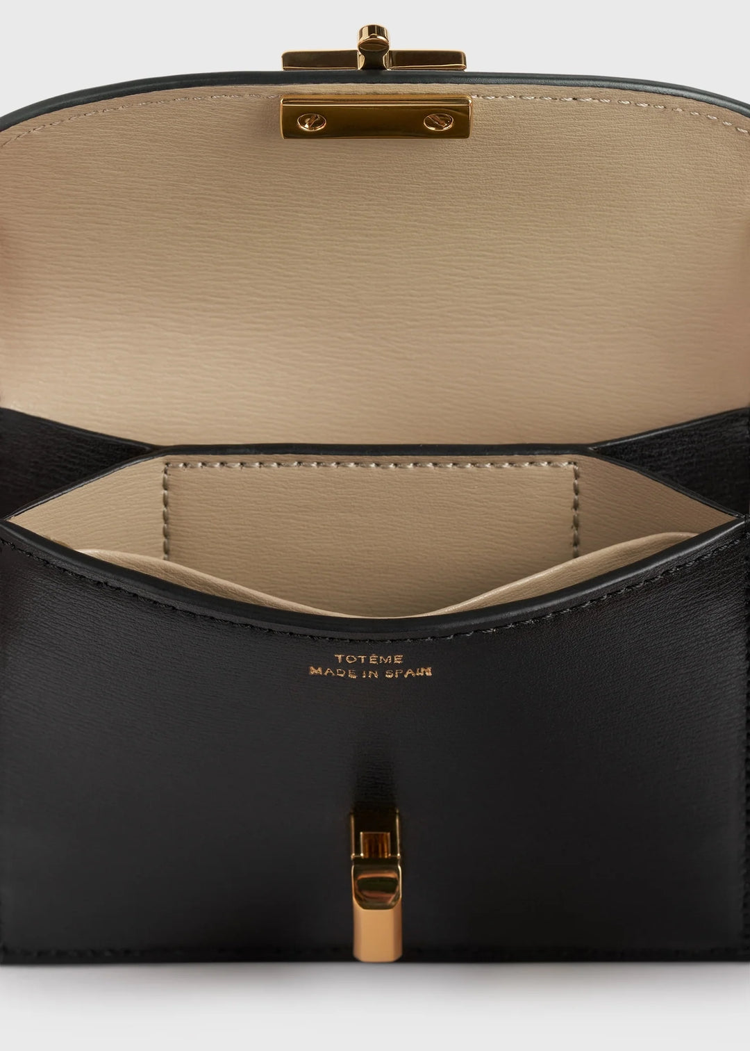 ★TOTEME★ ベージュ T-Lock レザー カードケース T-Lock leather cardholder | Why are you here?