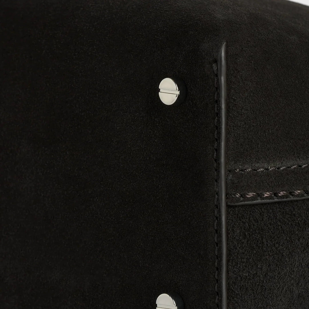 TOTEME - T-Lock clutch espresso