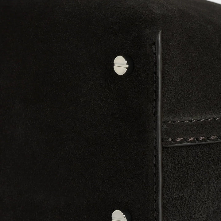 TOTEME - T-Lock clutch espresso