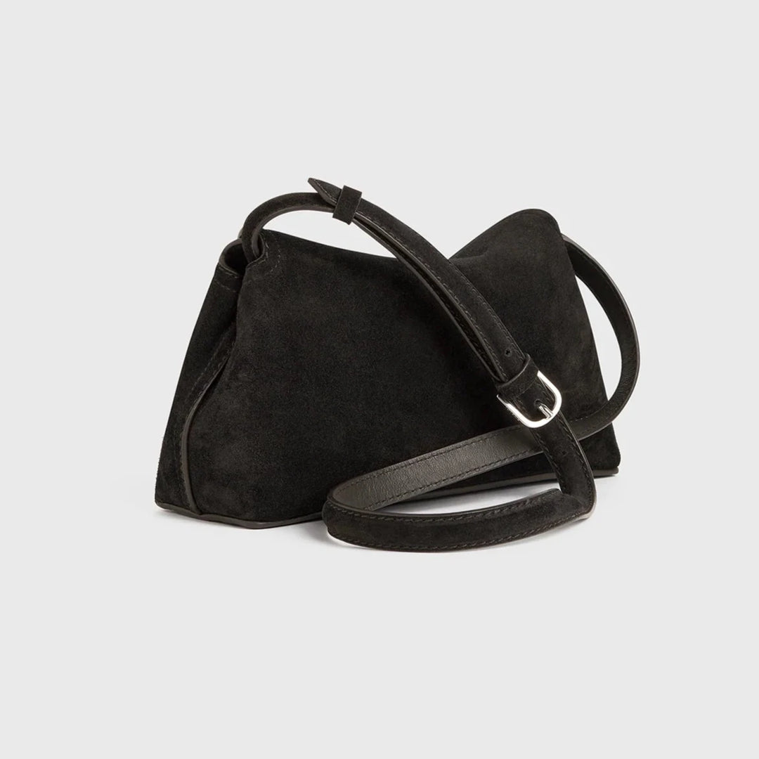 TOTEME - T-Lock clutch espresso